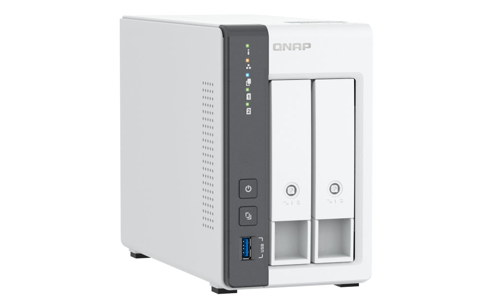 QNAP TS-216G NAS/storage server Tower Cortex-A Cortex-A55 4 GB HDD White