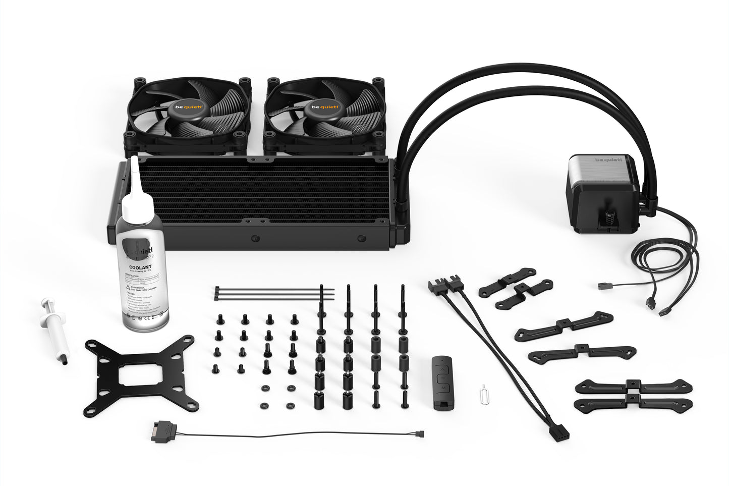 be quiet! Silent Loop 2 240mm All In One CPU Water Cooling, 2 X 240mm PWM Fan, For Intel Socket: 1200 / 2066 / 115X / 2011(-3) square ILM; For AMD Socket: AMD: AM4 / AM3(+)