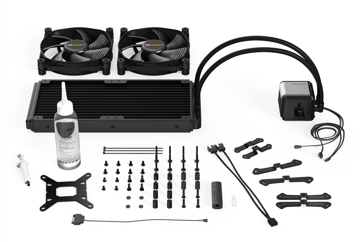 be quiet! Silent Loop 2 280mm All In One CPU Water Cooling, 2 X 140mm PWM Fan, For Intel Socket: 1200 / 2066 / 115X / 2011(-3) square ILM; For AMD Socket: AMD: AM4 / AM3(+)