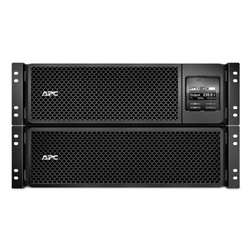 APC Smart-UPS On-Line SRT8KRMXLI - 8kW/VA, 6x C13 + 4x C19 + hardwire 1phase output, rack mountable, Embedded NMC