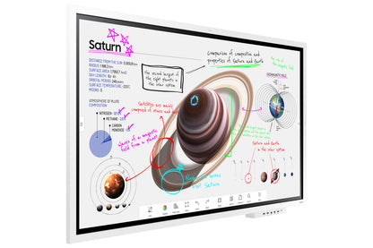 Samsung WM55B interactive whiteboard 139.7 cm (55") 3840 x 2160 pixels Touchscreen Grey, White