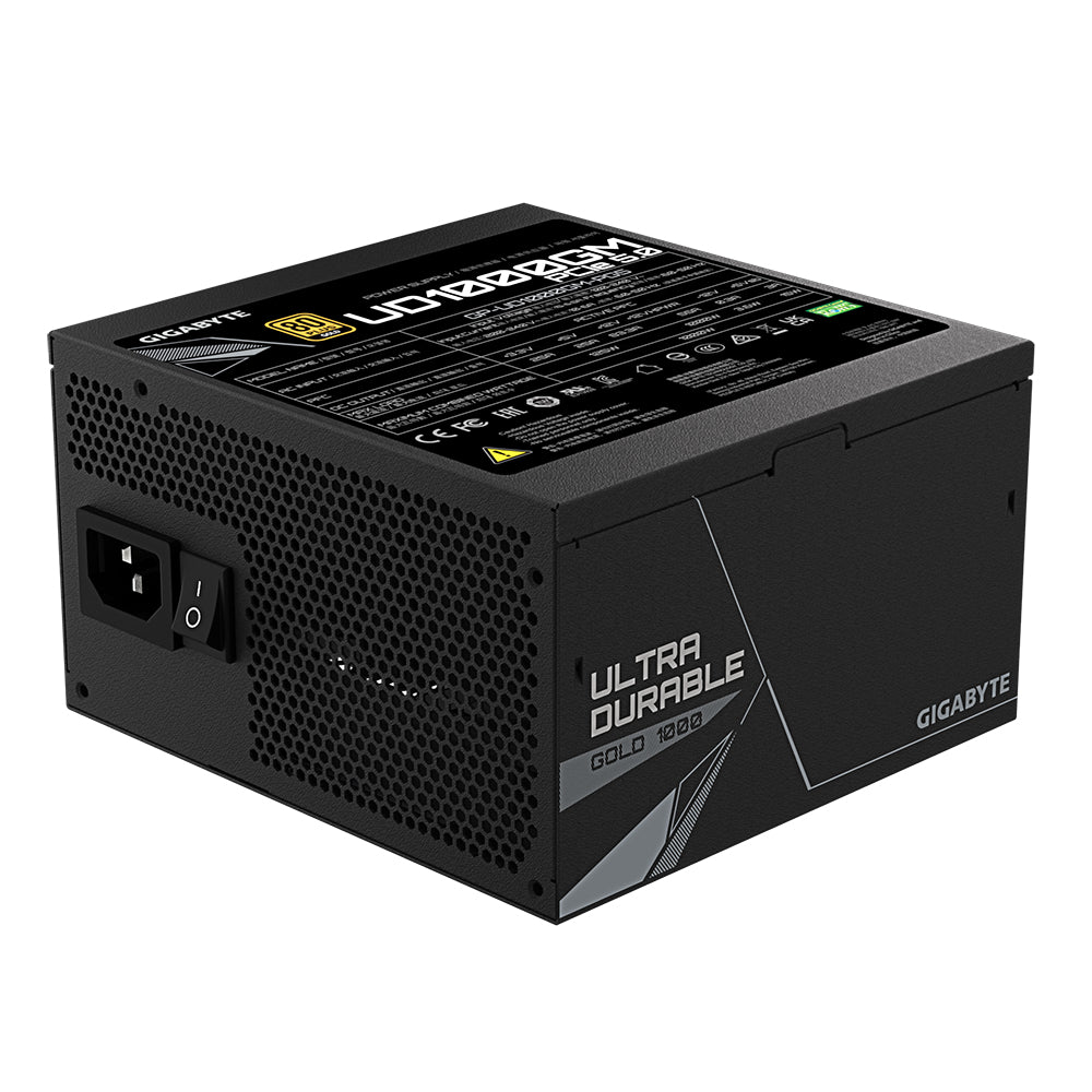 GIGABYTE UD1000GM PG5 power supply unit 1000 W 20+4 pin ATX ATX Black