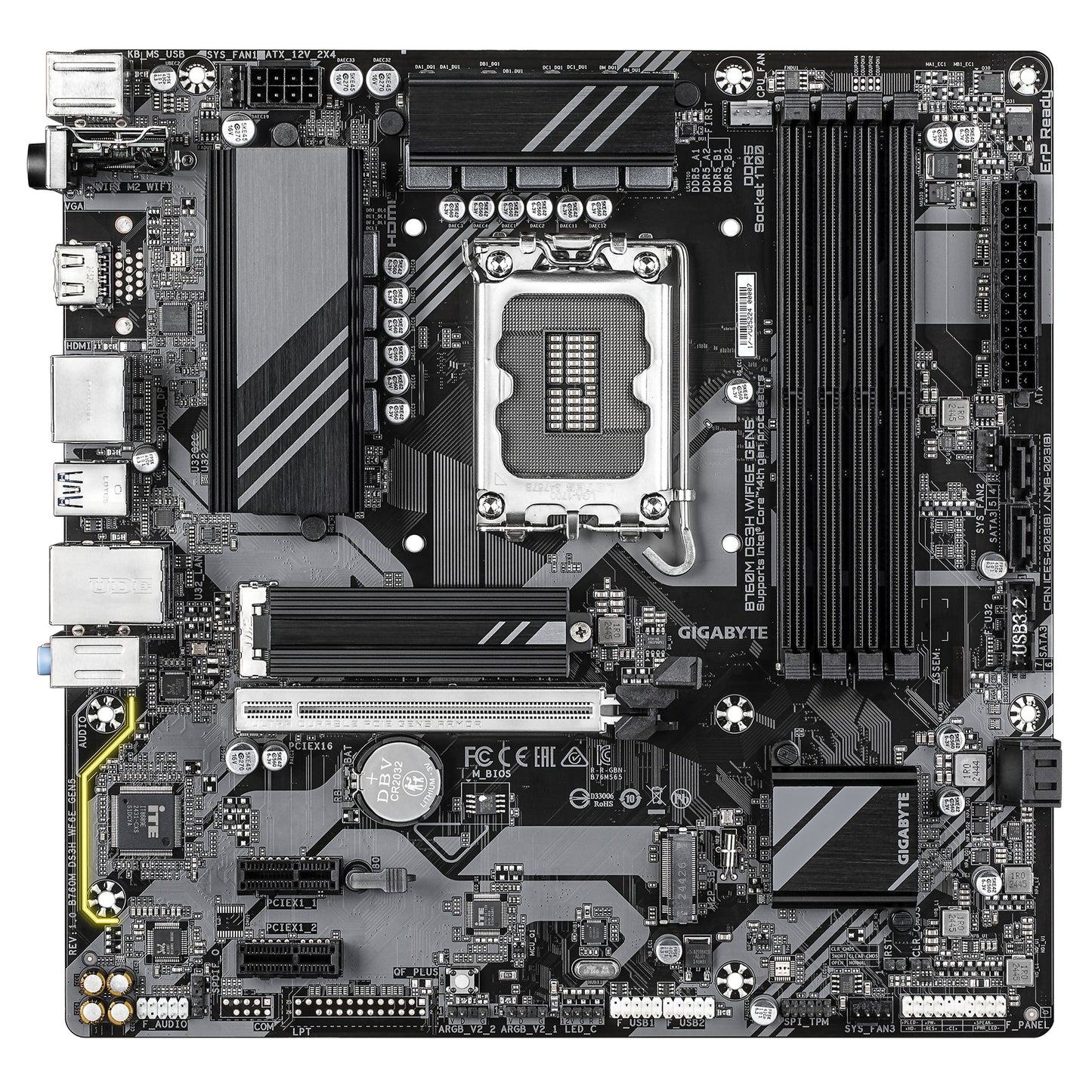 GIGABYTE B760M DS3H WIFI6E GEN5
