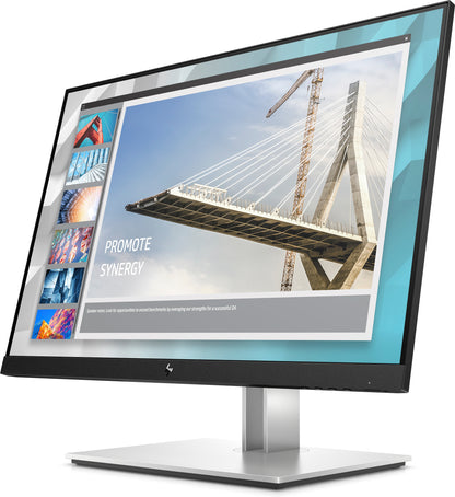 HP E-Series E24i G4 computer monitor 61 cm (24") 1920 x 1200 pixels WUXGA Black, Silver