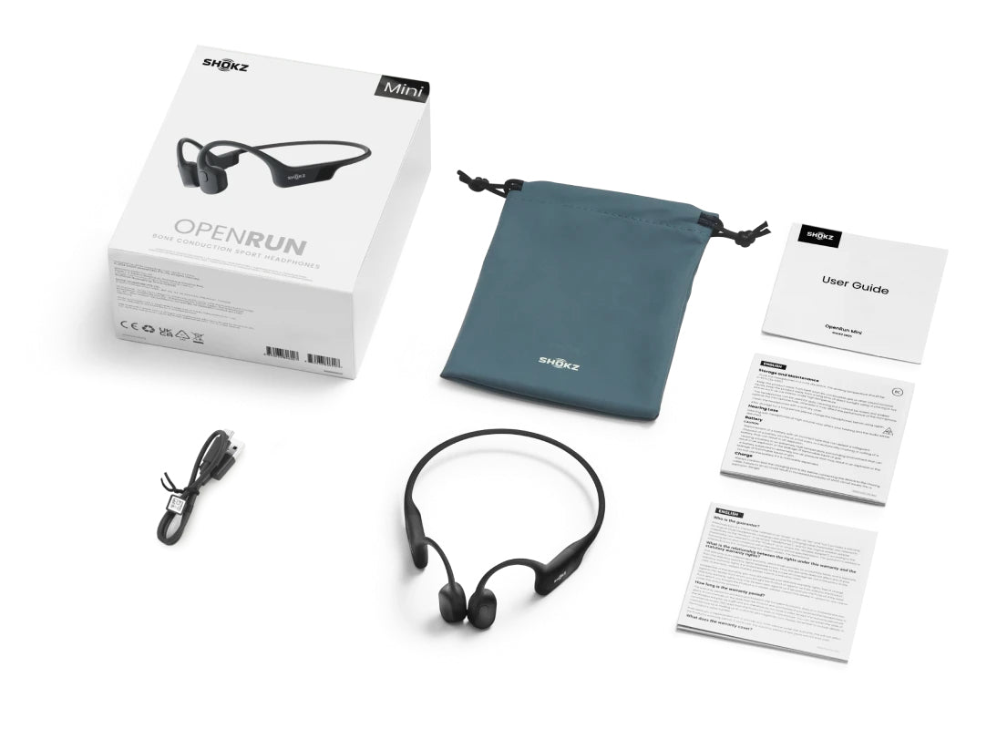 SHOKZ Openrun Mini Headset Wireless Neck-band Sports Bluetooth Black