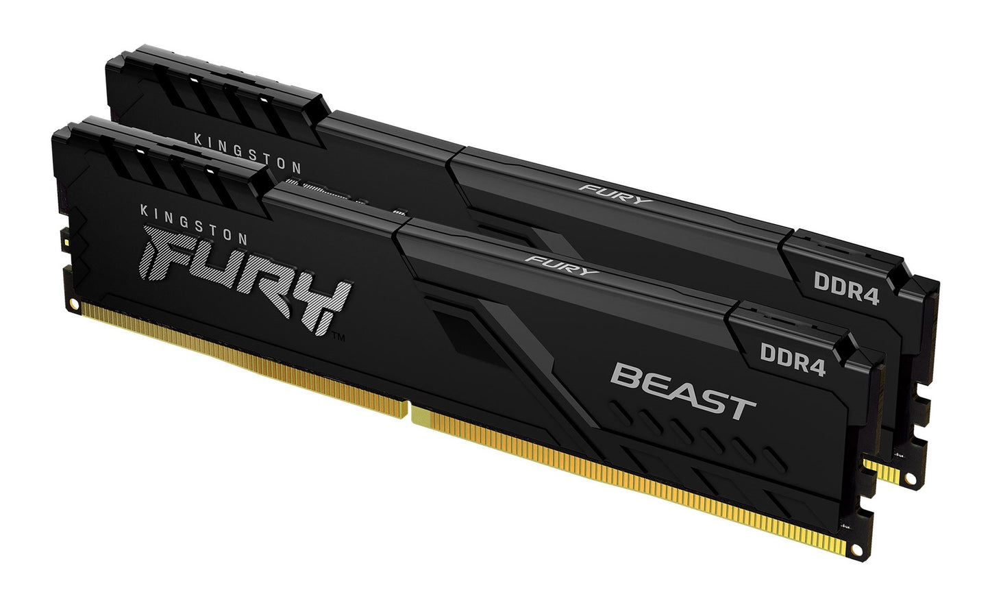 Kingston Technology FURY Beast 16GB 3200MT/s DDR4 CL16 DIMM (Kit of 2) Black