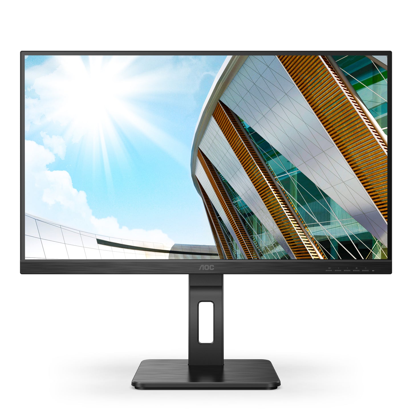 AOC U27P2CA computer monitor 68.6 cm (27") 3840 x 2160 pixels 4K Ultra HD LED Black