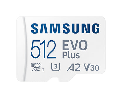 Samsung EVO Plus 512 GB MicroSDXC UHS-I Class 10