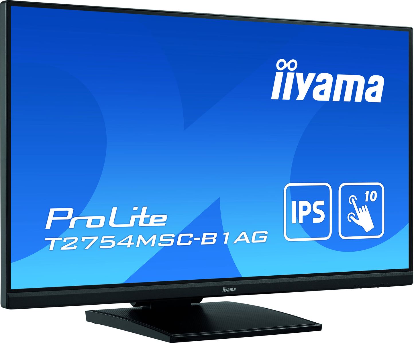 iiyama ProLite T2754MSC-B1AG computer monitor 68.6 cm (27") 1920 x 1080 pixels Full HD LED Touchscreen Multi-user Black