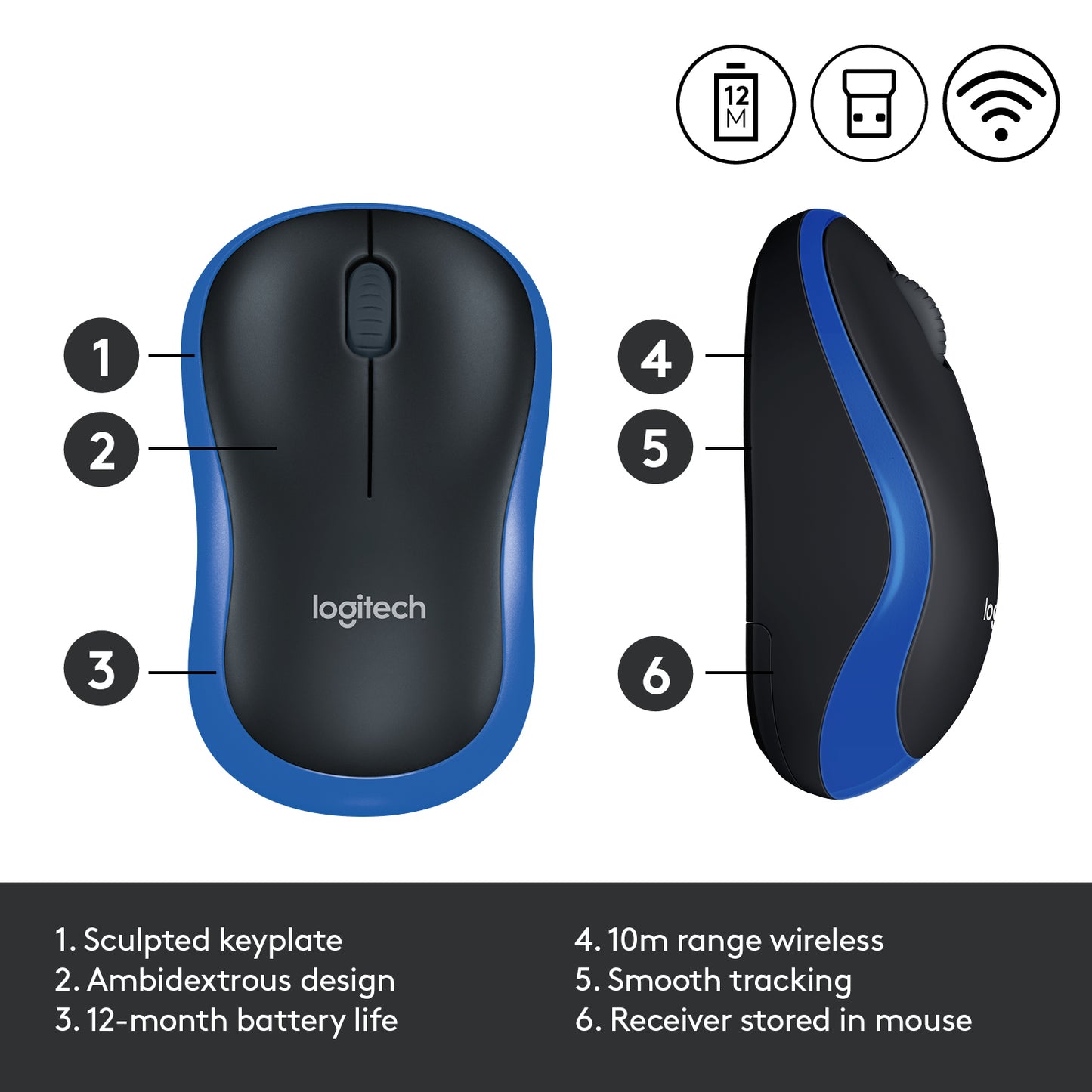 Logitech Wireless Mouse M185