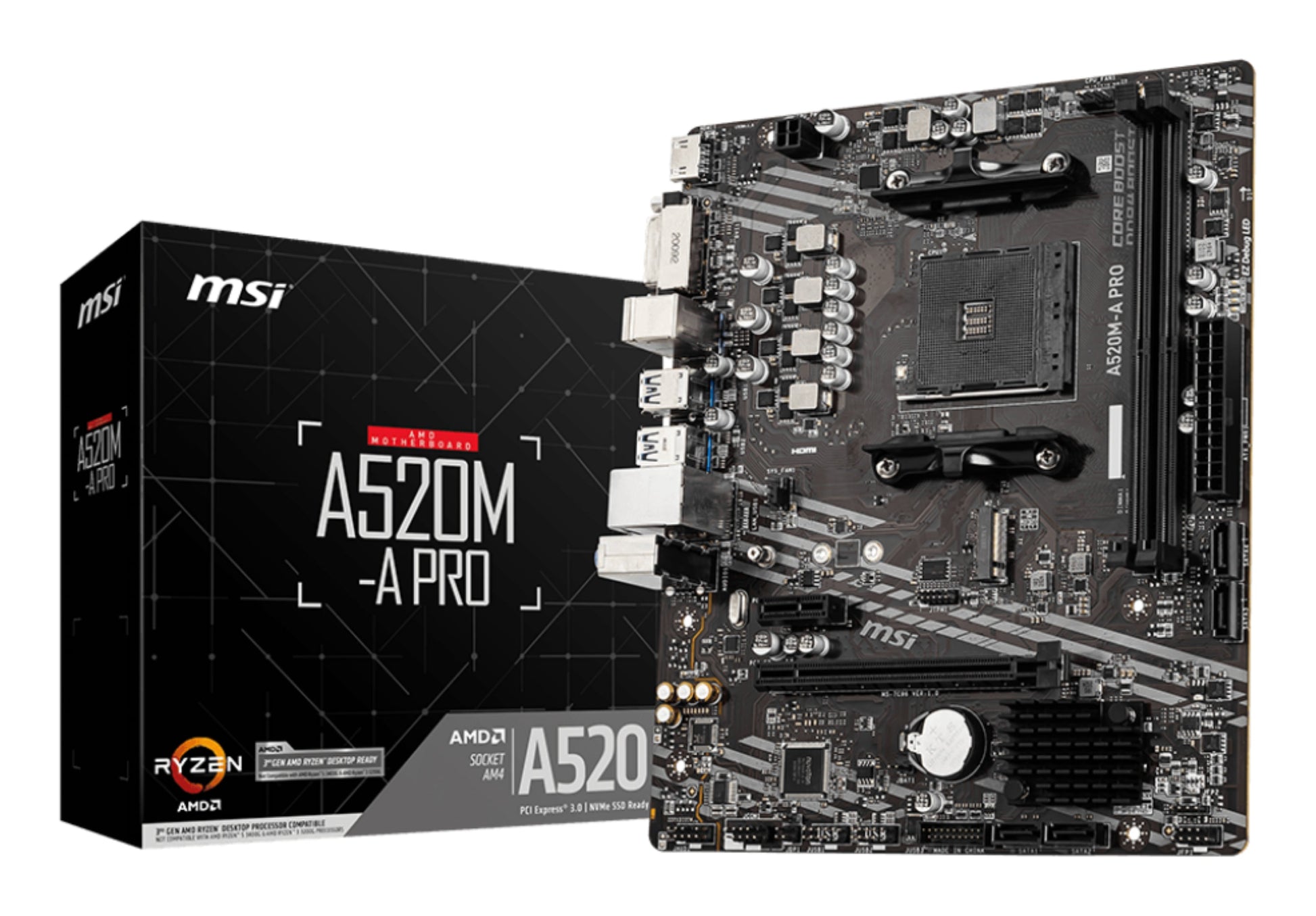 MSI A520M-A PRO motherboard - TECHDIRECT MSI -  Ireland - Carlow - Dublin - Cork