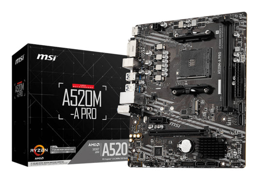 MSI A520M-A PRO motherboard - TECHDIRECT MSI -  Ireland - Carlow - Dublin - Cork