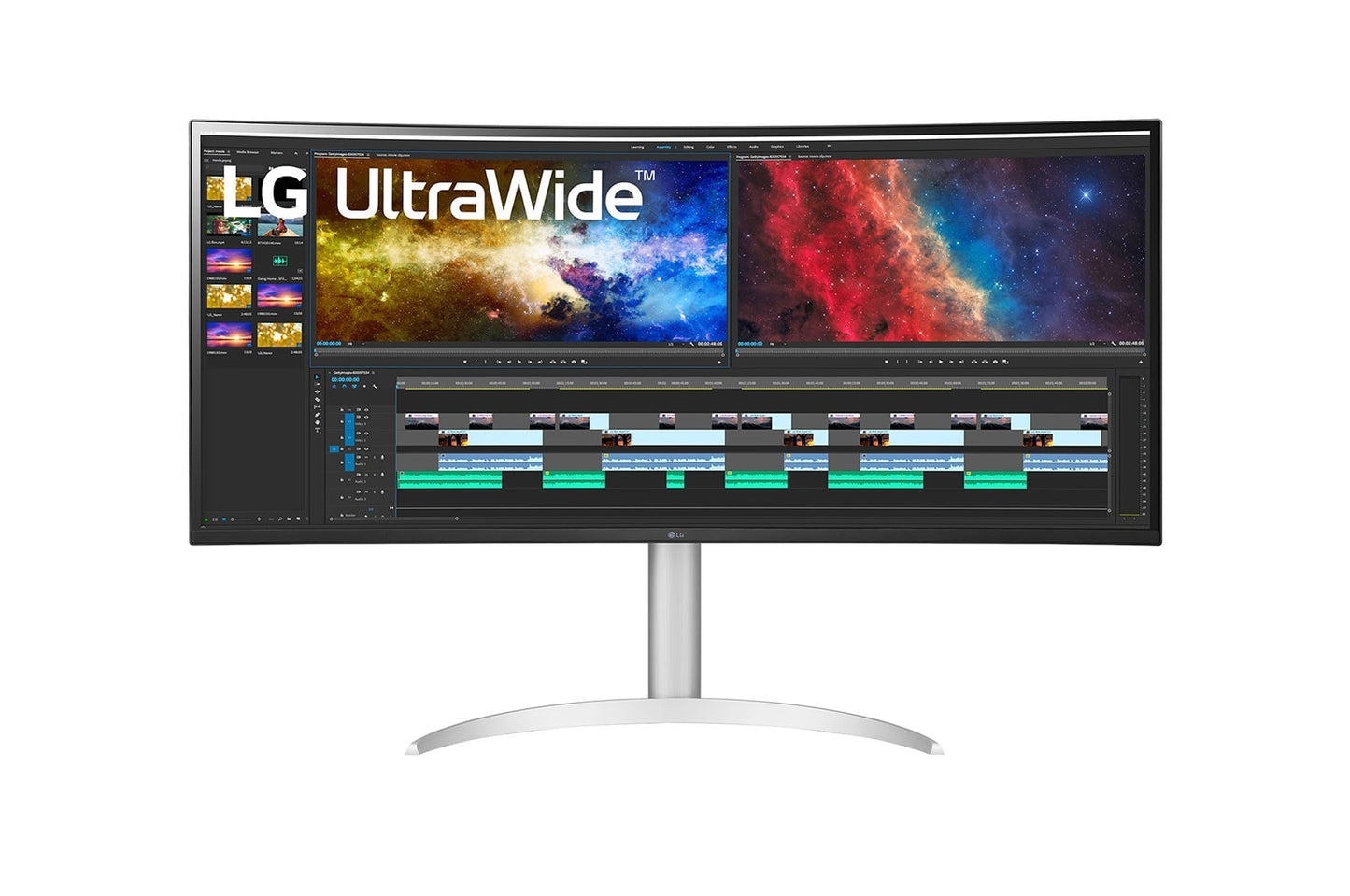 LG 38BQ85C-W computer monitor 95.2 cm (37.5") 3840 x 1600 pixels Quad HD+ White