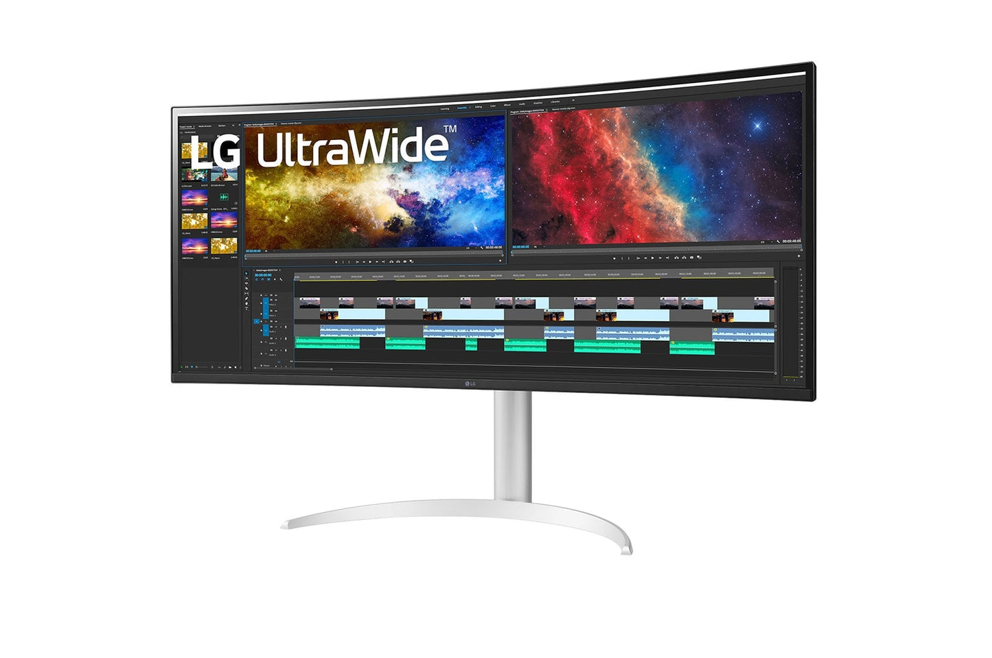 LG 38BQ85C-W computer monitor 95.2 cm (37.5") 3840 x 1600 pixels Quad HD+ White