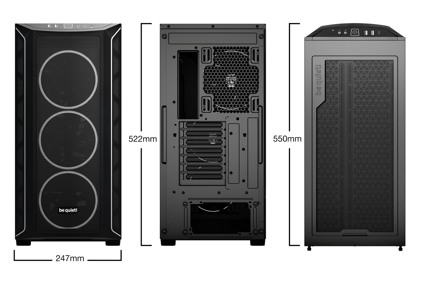 be quiet! Shadow Base 800 FX Black Midi Tower