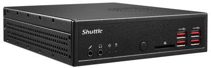 Shuttle XPC slim Barebone DH32U5, Intel i5-1135G7, 4x HDMI 2.0b 2x LAN, 2x COM, incl. VESA 24/7 permanent operation