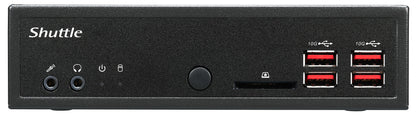 Shuttle XPC slim Barebone DH32U5, Intel i5-1135G7, 4x HDMI 2.0b 2x LAN, 2x COM, incl. VESA 24/7 permanent operation