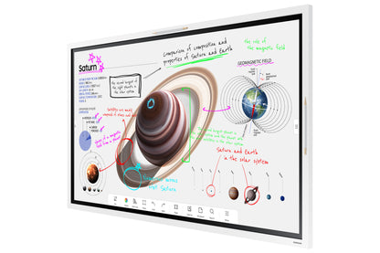 Samsung WM55B interactive whiteboard 139.7 cm (55") 3840 x 2160 pixels Touchscreen Grey, White