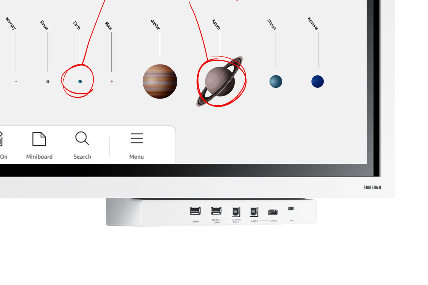 Samsung WM55B interactive whiteboard