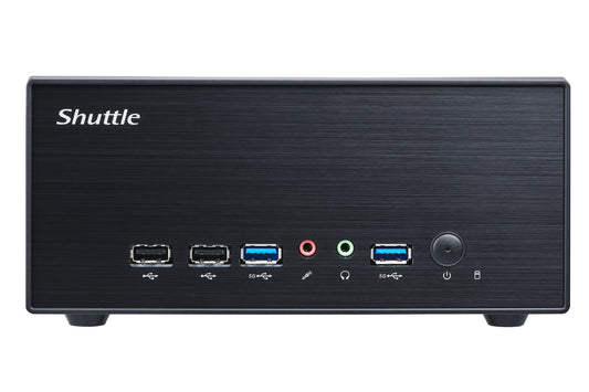 Shuttle XPС slim XPC slim Barebone XH610G2 - S1700, Intel H610, 1xDP, 2xHDMI, 2 PCIe Slots (1x 16X & 1x X1), 2x Intel LAN (1G + 2.5G), 8x USB, 1x 2.5", 3x M.2, 24/7 permanent operation