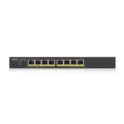 Zyxel GS1900-8HP v3 PoE Managed L2 Gigabit Ethernet (10/100/1000) Power over Ethernet (PoE) Black