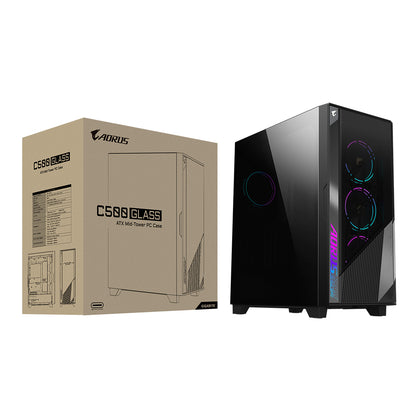 GIGABYTE GB-AC500G ST computer case Midi Tower Black