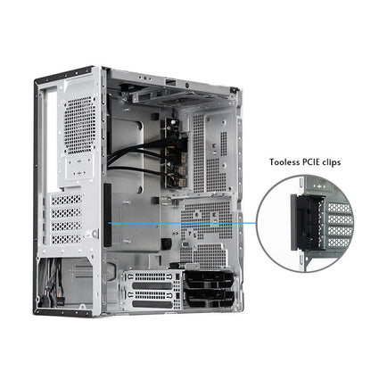 Chieftec Midi Tower BS-20B-OP, Schwarz o.NT