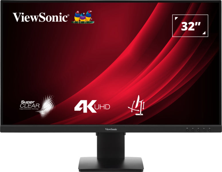 Viewsonic VG3208-4K computer monitor 81.3 cm (32") 3840 x 2160 pixels 4K Ultra HD LED Black