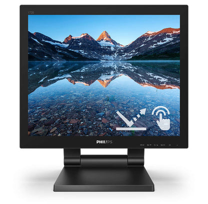 Philips 172B9TL/00 computer monitor 43.2 cm (17") 1280 x 1024 pixels Full HD LCD Touchscreen Black