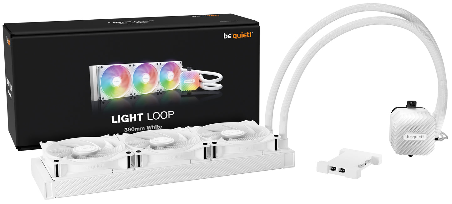 be quiet! LIGHT LOOP 360mm White Processor All-in-one liquid cooler 12 cm 1 pc(s)