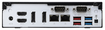 Shuttle Slim PC DH670V2 , S1700, 2x HDMI, 2x DP , 2x 2.5G LAN, 2x COM, 8x USB, 1x 2.5", 2x M.2, 24/7 permanent operation, incl. VESA