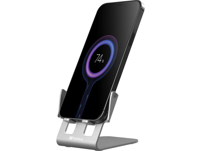 Sandberg Wireless Charger Stand 15W Alu