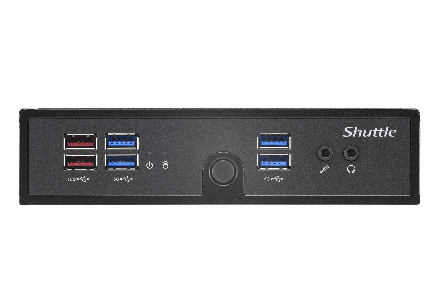 Shuttle XPC slim Barebone DS50U, Intel Celeron 7305, 2x LAN (1x 2.5Gbit ,1x 1Gbit), 1xCOM,1xHDMI,1xDP, 1x VGA, fanless, 24/7 permanent operation