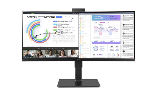 LG 34BQ77QC-B computer monitor 86.4 cm (34") 3440 x 1440 pixels UltraWide Dual Quad HD LCD Black