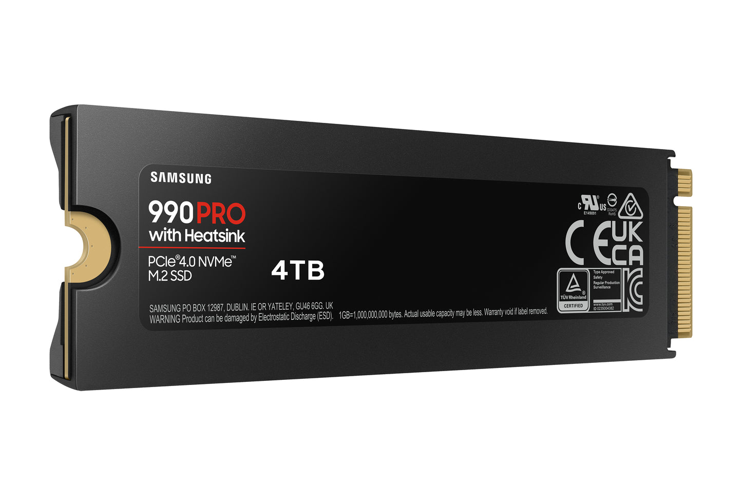 Samsung 990 Pro 4 TB M.2 PCI Express 4.0 NVMe V-NAND TLC