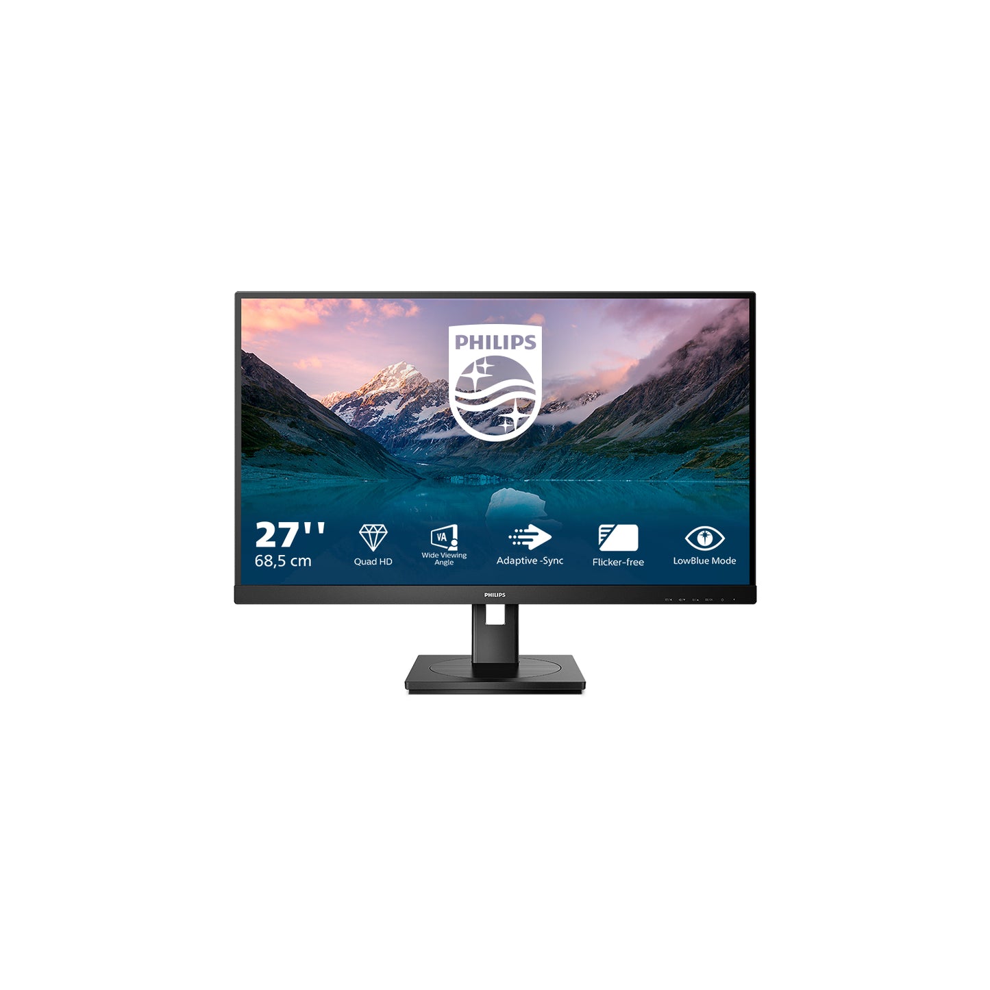 Philips 275S9JML/00 computer monitor 68.6 cm (27") 2560 x 1440 pixels Quad HD LCD Black