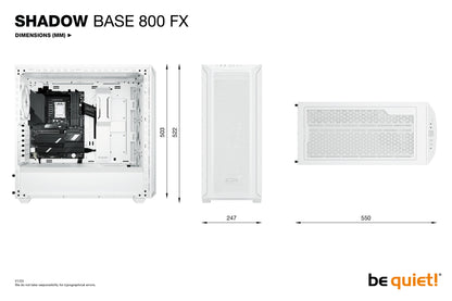 be quiet! Shadow Base 800 FX White