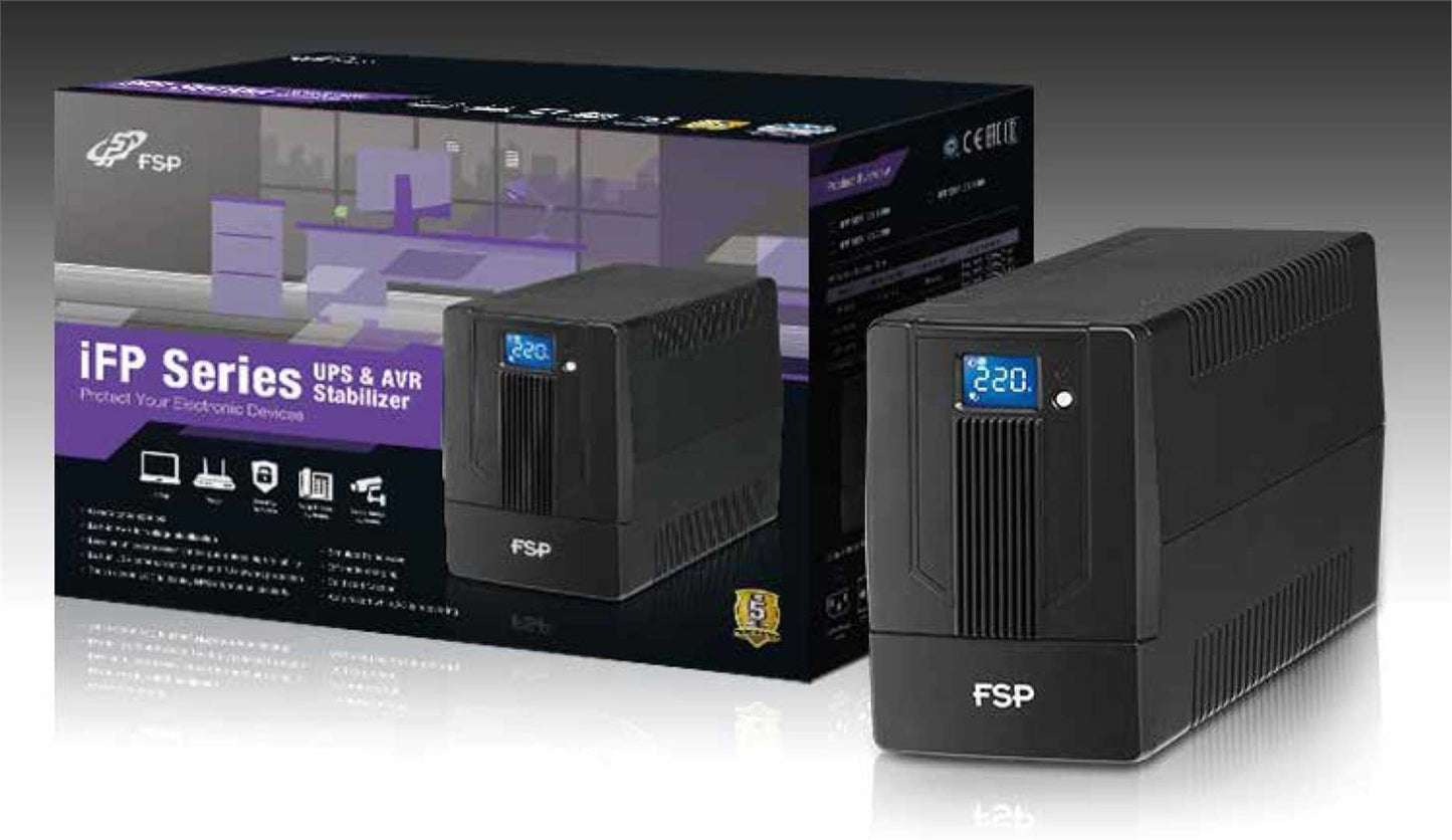 FSP iFP 1000 uninterruptible power supply (UPS) Line-Interactive 1 kVA 600 W 2 AC outlet(s)