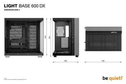 be quiet! LIGHT BASE 600 DX Black Midi Tower