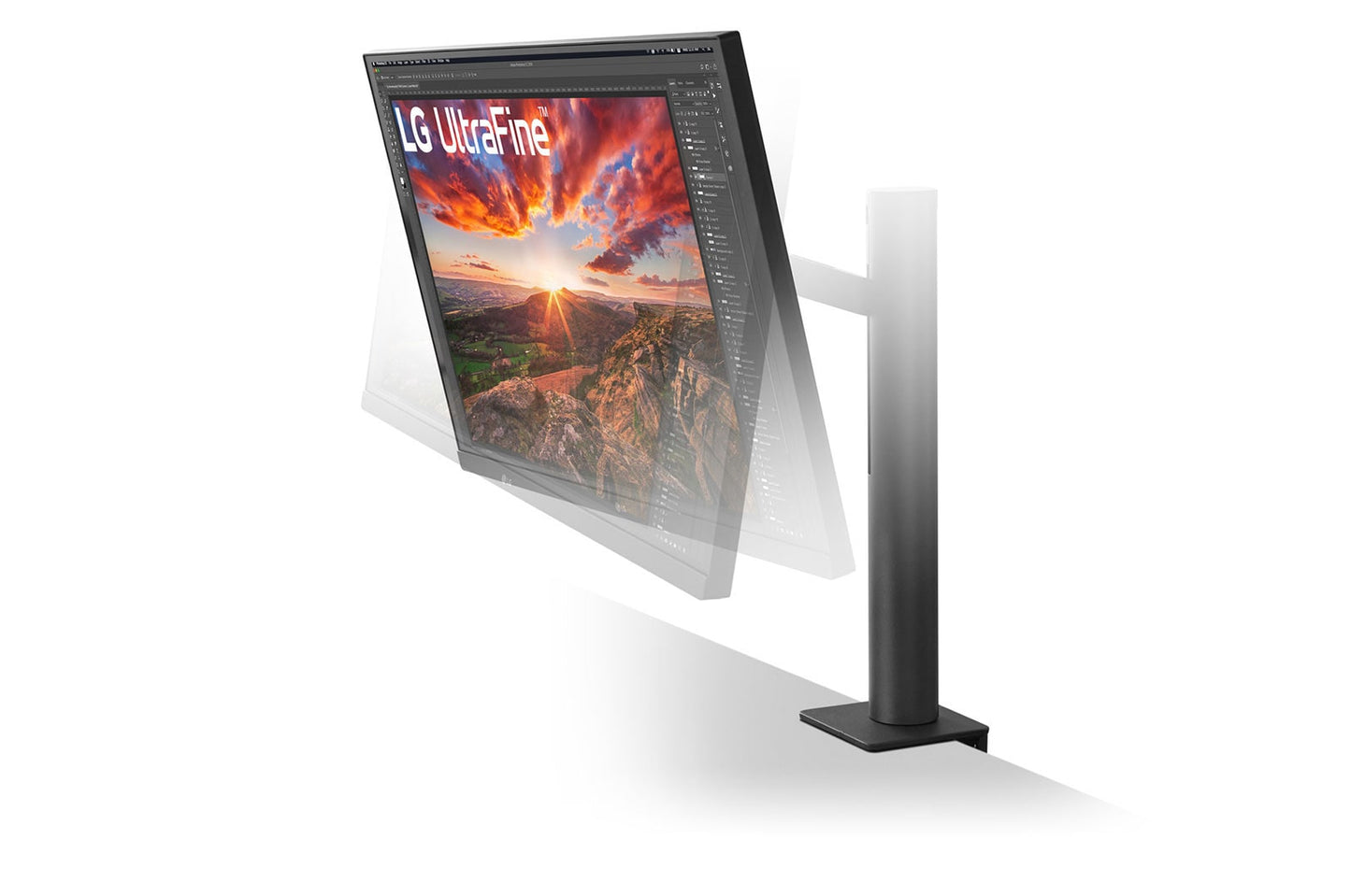 LG UltraFine Ergo computer monitor 68.6 cm (27") 3840 x 2160 pixels 4K Ultra HD LED Black