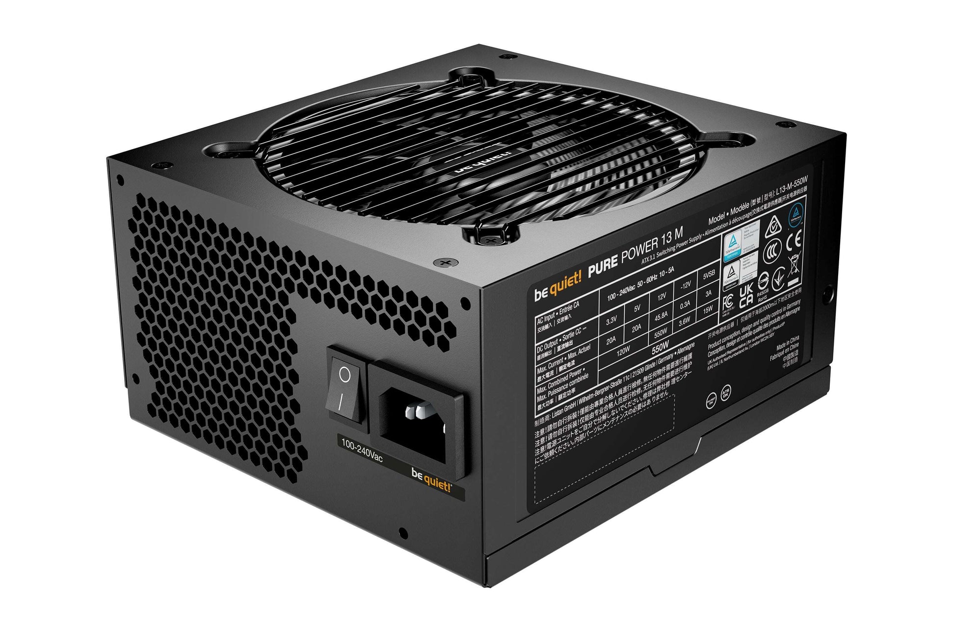 be quiet! Pure Power 13 M | 550W power supply unit GAMEFORCE.IE - Custom Gaming PCs - Gameforce.ie Customer Reviews