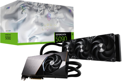 MSI SUPRIM GEFORCE RTX 5090 32G LIQUID SOC graphics card