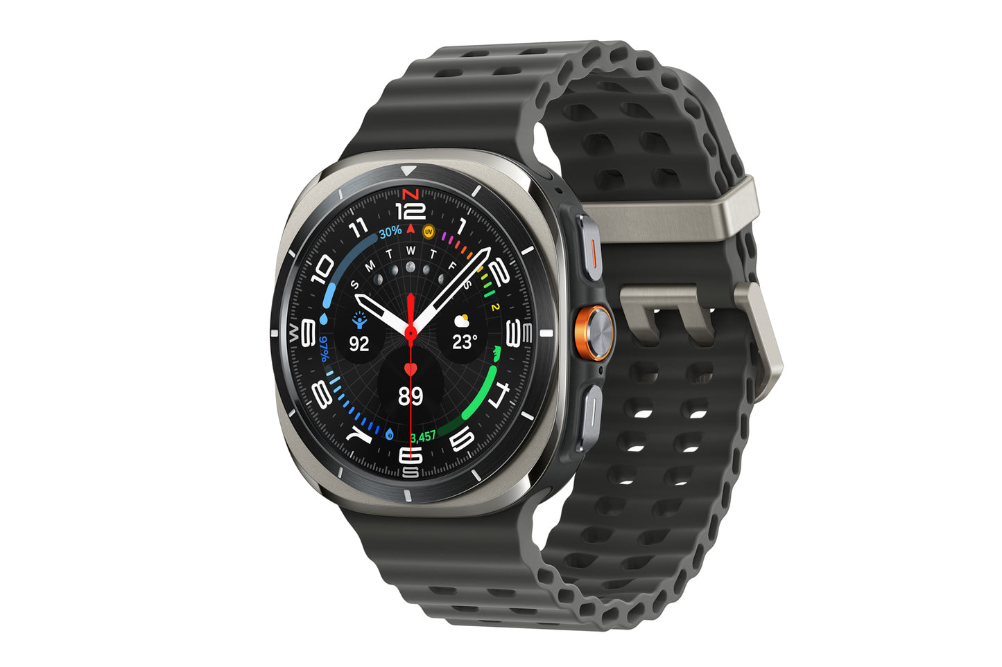 Samsung Galaxy Watch Ultra 3.81 cm (1.5") AMOLED 47 mm Digital 480 x 480 pixels Touchscreen 4G Silver Wi-Fi GPS (satellite)