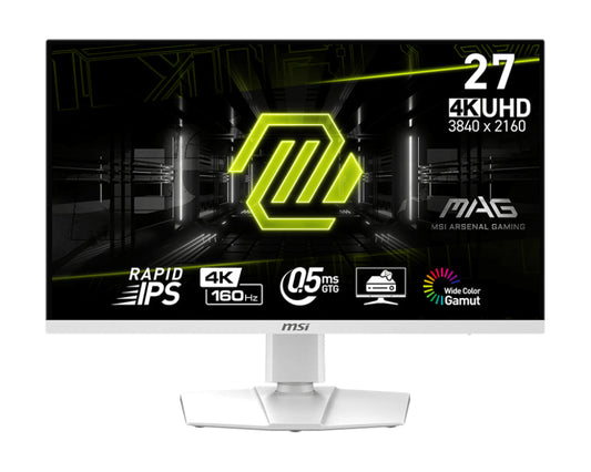 MSI MAG 274URFWDE computer monitor 68.6 cm (27") 3840 x 2160 pixels 4K Ultra HD White