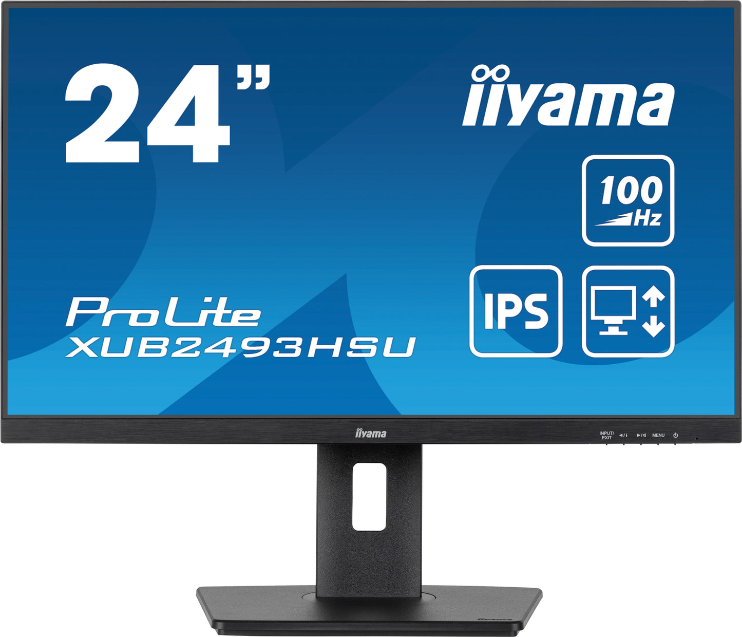 iiyama XUB2493HSU-B7 computer monitor 60.5 cm (23.8") 1920 x 1080 pixels Full HD LED Black