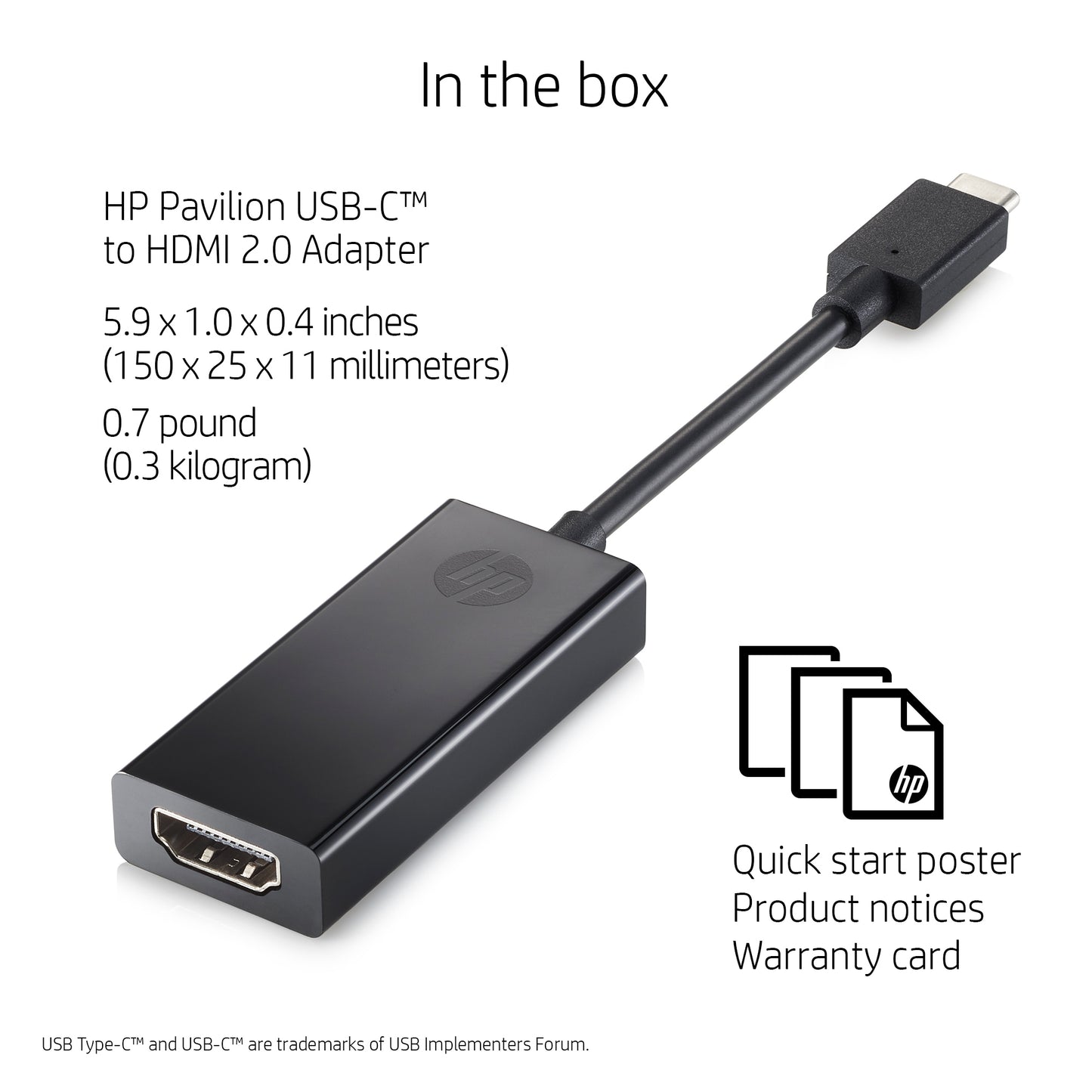 HP USB-C to HDMI 2.0