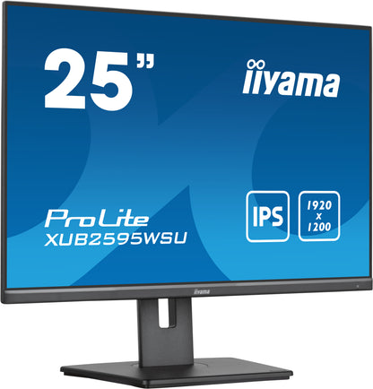 iiyama ProLite XUB2595WSU-B5 computer monitor 63.5 cm (25") 1920 x 1200 pixels WUXGA LED Black