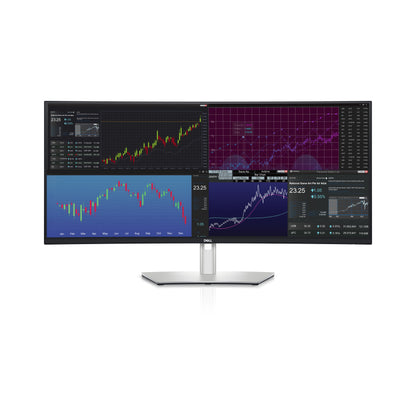 DELL UltraSharp U3824DW LED display 95.2 cm (37.5") 3840 x 1600 pixels Wide Quad HD+ LCD Black, Silver