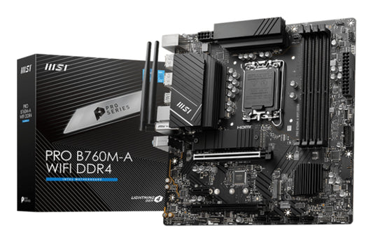 Placa base MSI PRO B760M-A WIFI DDR4
