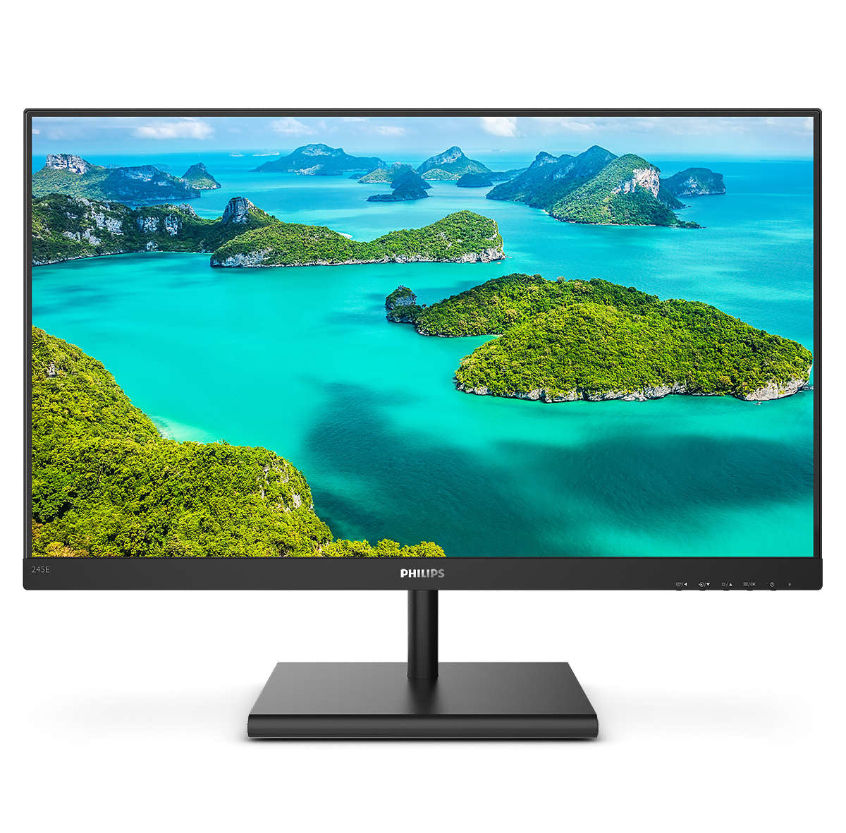 Philips E Line 245E1S/00 LED display 60.5 cm (23.8") 2560 x 1440 pixels 2K Ultra HD LCD Black